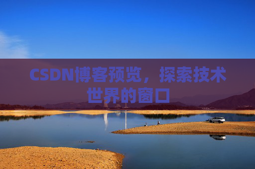 CSDN博客预览，探索技术世界的窗口